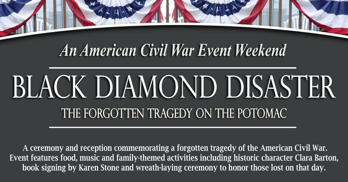 StMarysCoGov's tweet image. Save the Date: The Black Diamond Disaster Event, an #American #CivilWar Commemoration will be held at @StClemIsMuseum April 26-27 to remember the forgotten tragedy on the #Potomac during the hunt for John Wilkes Booth! Details: stmaryscountymd.gov/pio/docs/2025-… 
@TravelSMC @TravelMD #Event