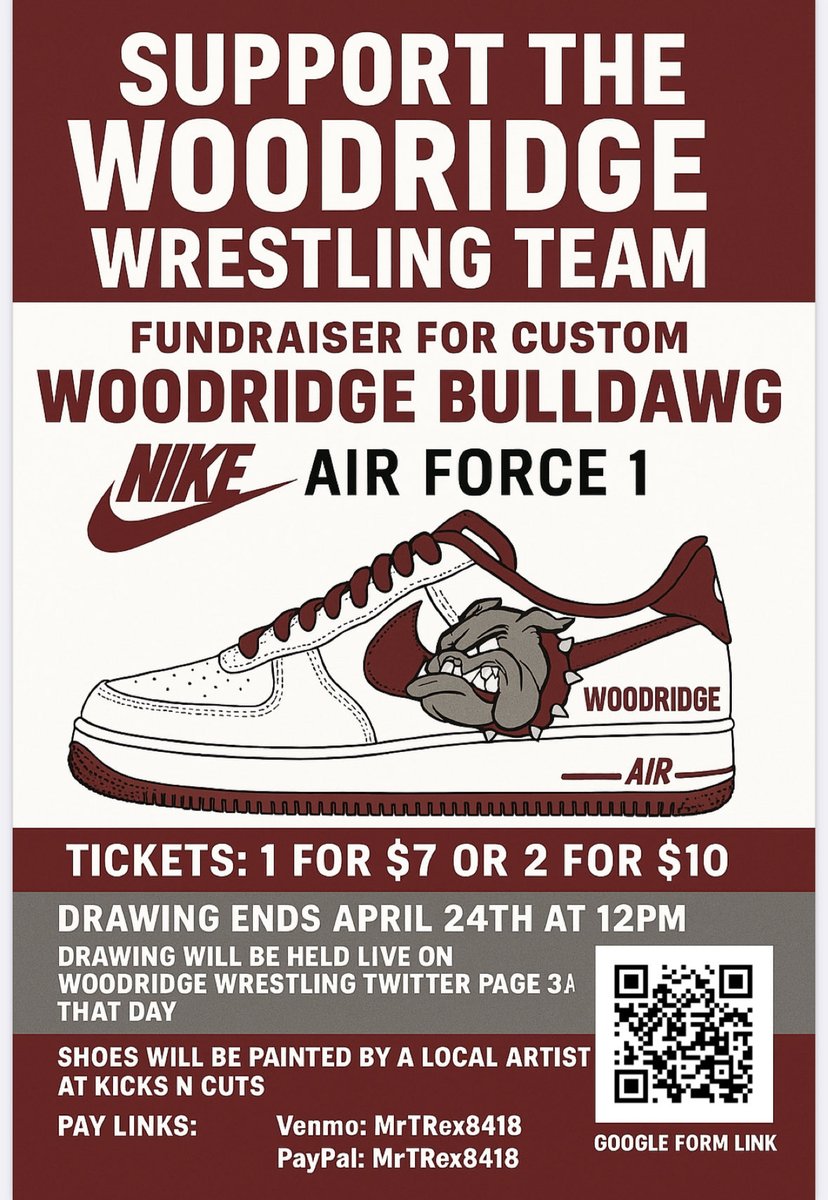 Help support the wrestling team and win some sweet kicks!