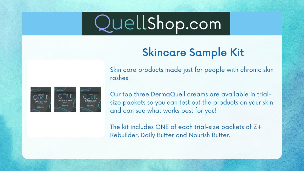 JenniferFugo's tweet photo. Our top three DermaQuell creams are available in trial-size 0.26oz packets so you can test out the all-new formulations of the products on your skin without the risk of purchasing a larger 2oz jar. This way you can see what works best for you! https://t.co/h7xlF1D5ot https://t.co/ap0dfuIb30