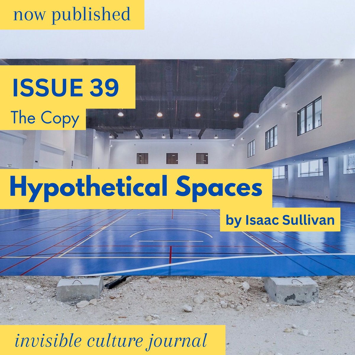 Hypothetical Spaces (2007 – present) by Isaac Sullivan contemplates the death of photography as a process that pervades and shifts within the contemporary. It was made possible in part by a grant from the Zayed University Office of Research. invisibleculturejournal.com/issue-39-toc
