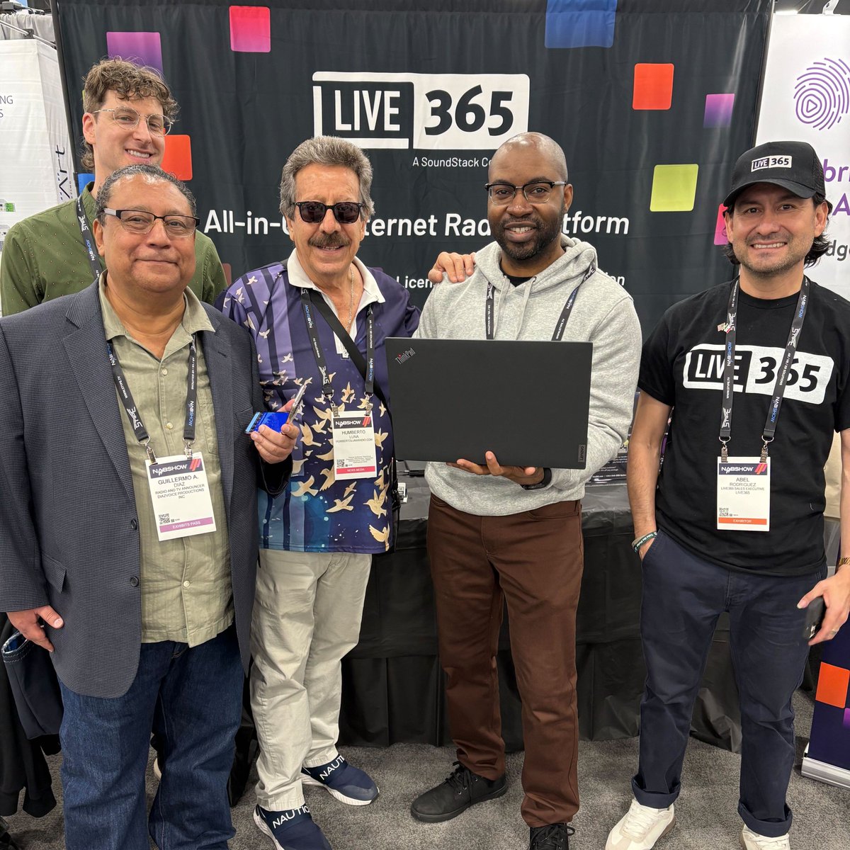 Big news from the <a href="/Live365/">Live365</a> side of the house today. ⭐⭐ We're now live in #Mexico! ⭐⭐ 

We announced the news today from <a href="/NABShow/">NAB Show</a> in #Vegas (one of Live365's amazing broadcasters, Humberto Luna, pictured with the team below at W3445).

Read more here: podnews.net/press-release/…