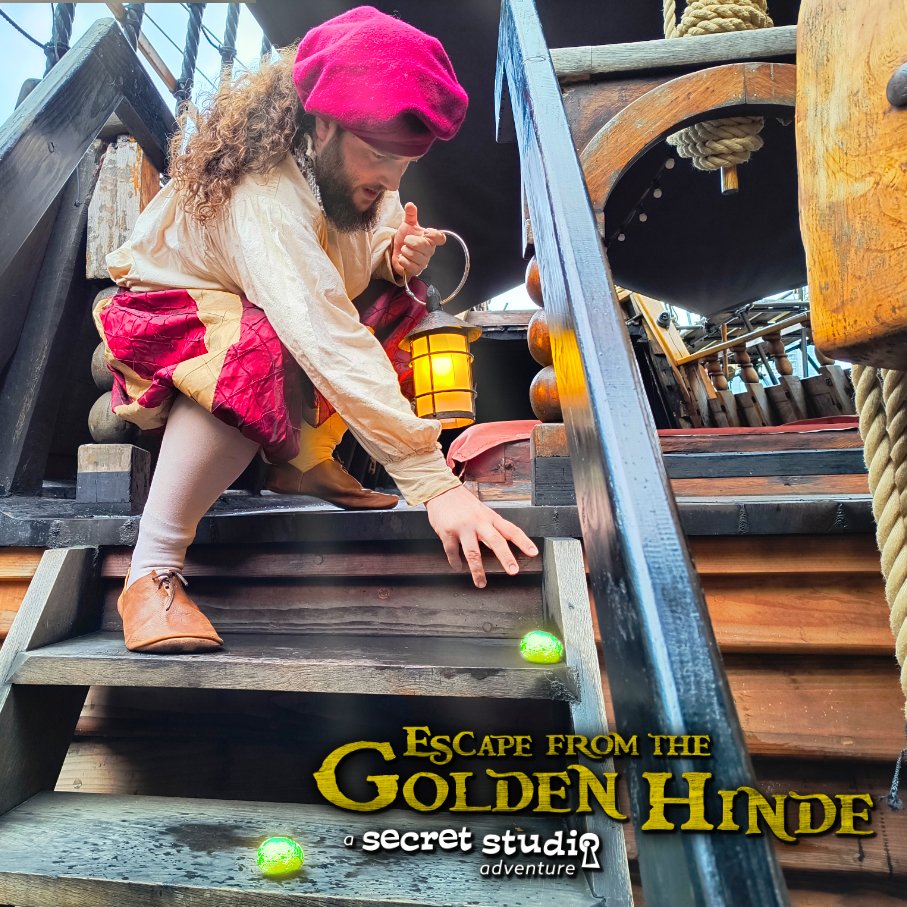 Q - What should I do for Easter?
A - Come to <a href="/GoldenHinde_/">The Golden Hinde</a>  to play the escape game while secretly teaching your kids some history AND hunt for Easter Eggs!
Q - Arrrr ya! Where do I sign up for this adventure!?
A - Book here: escapeintime.co.uk/goldenhinde/ 

Games on Th. Fr. &amp; Sat
