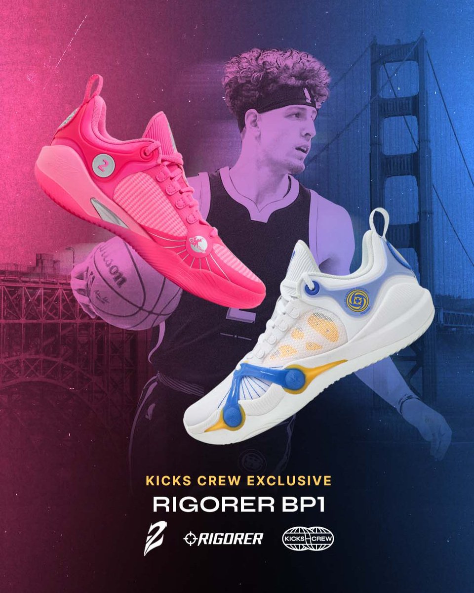 Growing up, every kid wishes for their own shoe, and being able to finally release his signature shoe with Rigorer is a dream come true for Brandin Podziemski.

The Rigorer BP1 will be released at 11 AM ET on April 12th on KICKS CREW.

Launch &amp; Giveaway: bit.ly/3R4Hh6z