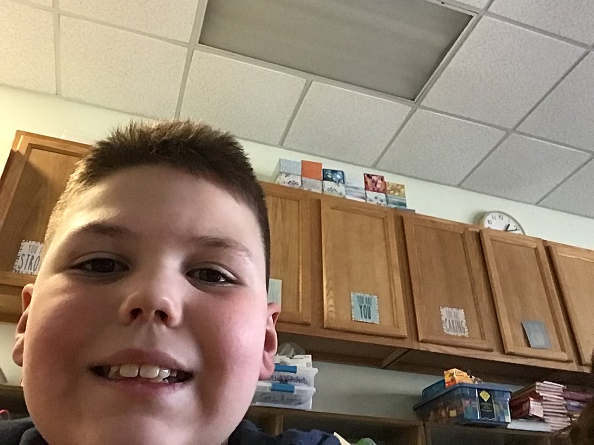 Selfie day for Emil.