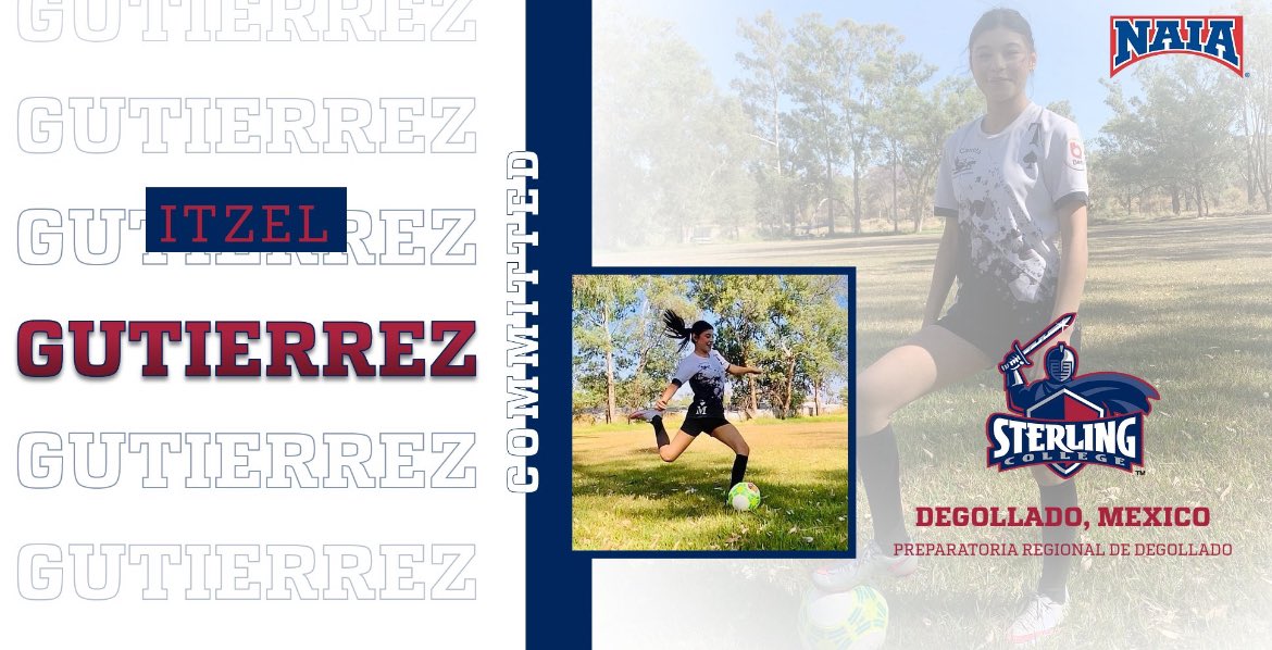 🚨Commitment🚨We are excited for Itzel to join our program next fall! Welcome to Sterling!!! #SwordsUp ⚔️⚽️