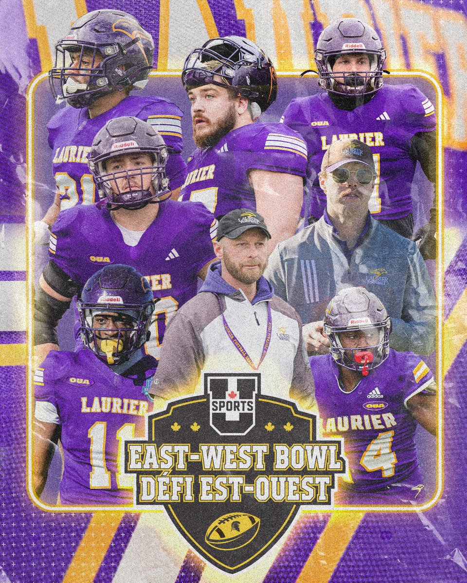 Laurier Golden Hawks (@wluathletics) on Twitter photo 🏈 Eight <a href="/LaurierFootball/">Laurier Golden Hawks Football</a> student-athletes and staff are set to participate in the 2025 <a href="/USPORTSca/">U SPORTS</a> East-West Bowl hosted by <a href="/WlooWarriors/">Waterloo Warriors</a> on May 10.
📰 tinyurl.com/25dvrccr
#SoarAbove 🏈 Eight <a href="/LaurierFootball/">Laurier Golden Hawks Football</a> student-athletes and staff are set to participate in the 2025 <a href="/USPORTSca/">U SPORTS</a> East-West Bowl hosted by <a href="/WlooWarriors/">Waterloo Warriors</a> on May 10.
📰 tinyurl.com/25dvrccr
#SoarAbove