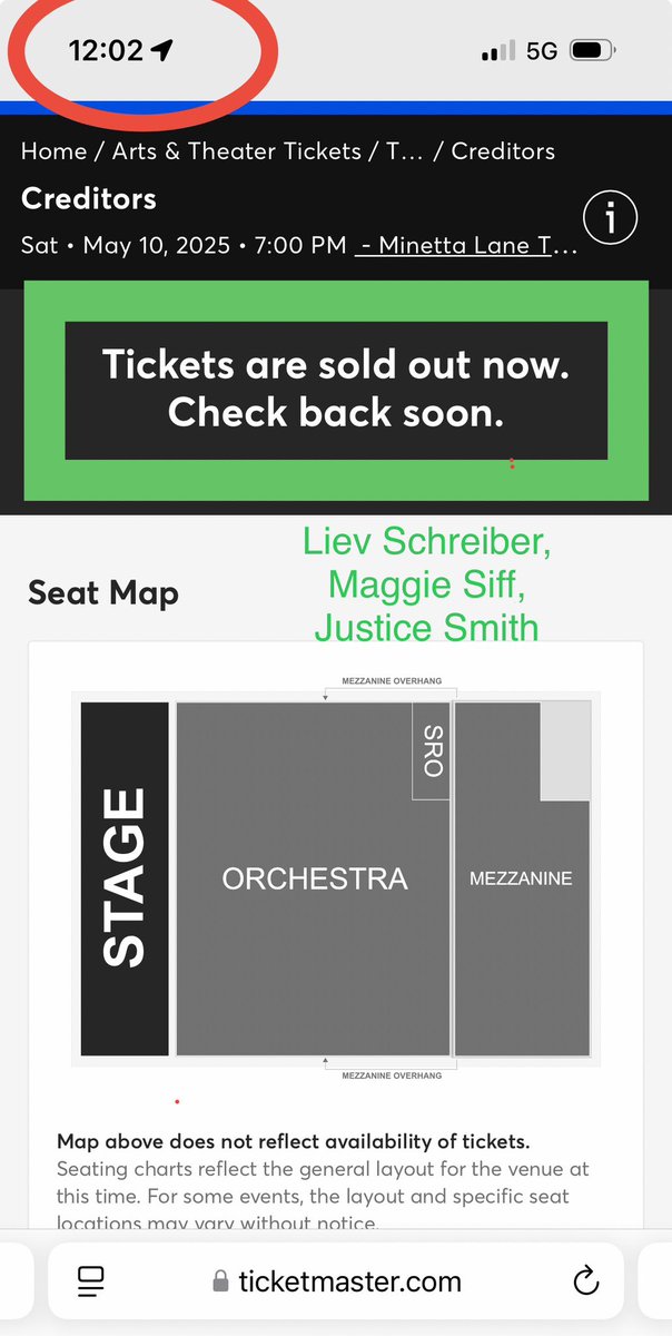 BrigidNYC's tweet image. Minetta Lane Theatre (seating capacity approx 400) tix went on sale at noon &amp;amp; sold out first performance tix for Hugh Jackman (April 28) in 1 minute &amp;amp; Liev Schreiber (May 10) in &amp;lt; 2 minutes! 🎭togethertheatre.com and soniafriedman.com/news/sonia-fri…