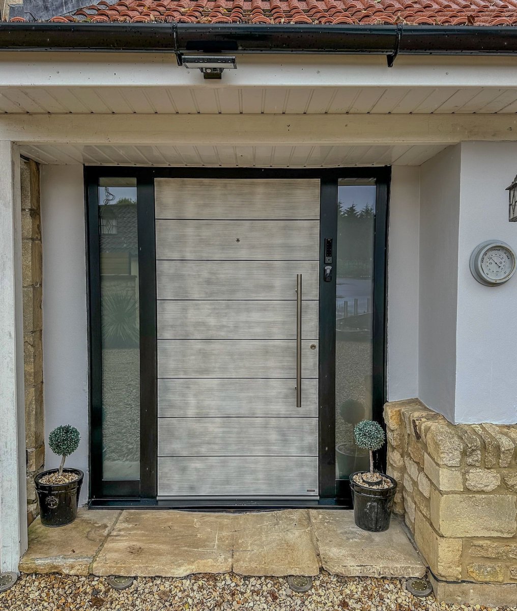 How much does a new front door cost? Guide prices for aluminium, upvc, composite, steel and hybrid front doors. Search online  "Door and Window Experts Website front door cost" or head over to our news and reviews area.