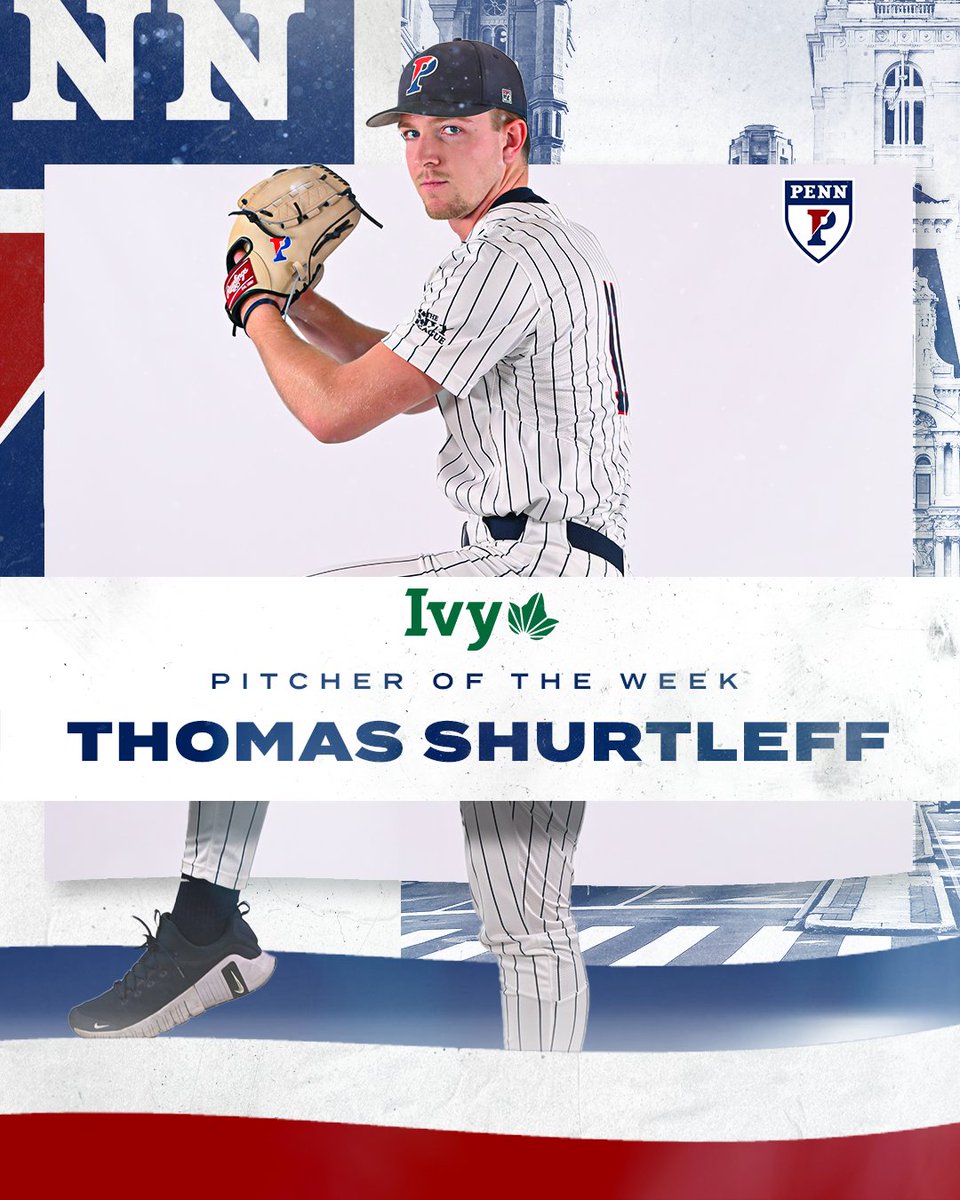 Penn Baseball (@pennbaseball) on Twitter photo ๐๐จ ๐ฆ๐จ๐ซ๐ ๐ญ๐๐๐ซ๐ฌ... ๐ถ
<a href="/ShurtleffThomas/">Thomas Shurtleff</a> is your Ivy League Pitcher of the Week!
๐ฐ goquakers.co/4cx484A
#QuakeShow | #FightOnPenn ๐๐จ ๐ฆ๐จ๐ซ๐ ๐ญ๐๐๐ซ๐ฌ... ๐ถ
<a href="/ShurtleffThomas/">Thomas Shurtleff</a> is your Ivy League Pitcher of the Week!
๐ฐ goquakers.co/4cx484A
#QuakeShow | #FightOnPenn