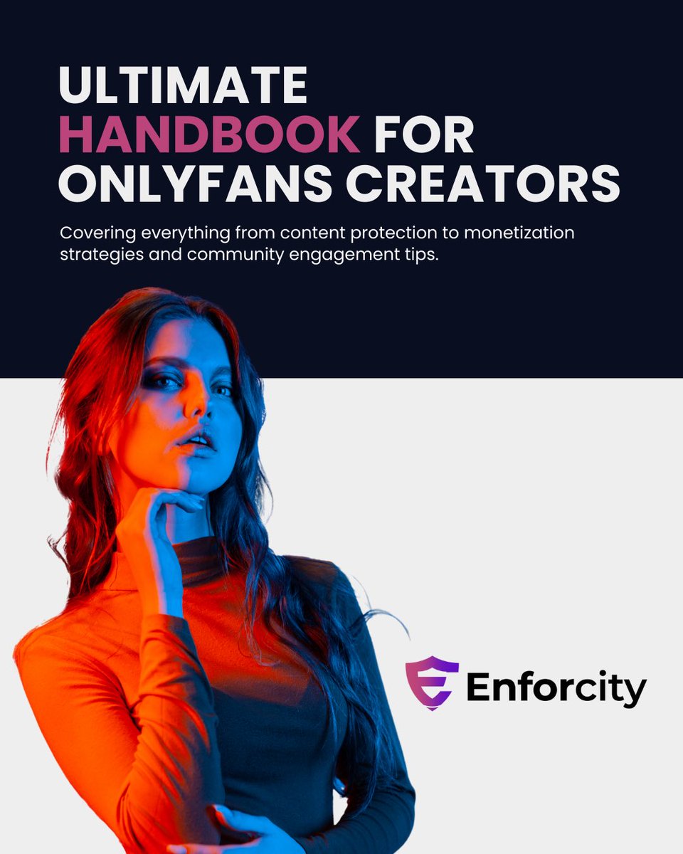 Enforcitycom's tweet photo. Whether you're just starting or scaling up, the Ultimate Handbook for OnlyFans Creators is your complete guide to success.

Ready to level up your creator journey? Download now at https://t.co/oStn5C0ycq or tap the link in bio.

#OnlyFansTips #CreatorResources #OnlyFansHandbook https://t.co/oS6UB5cRtn