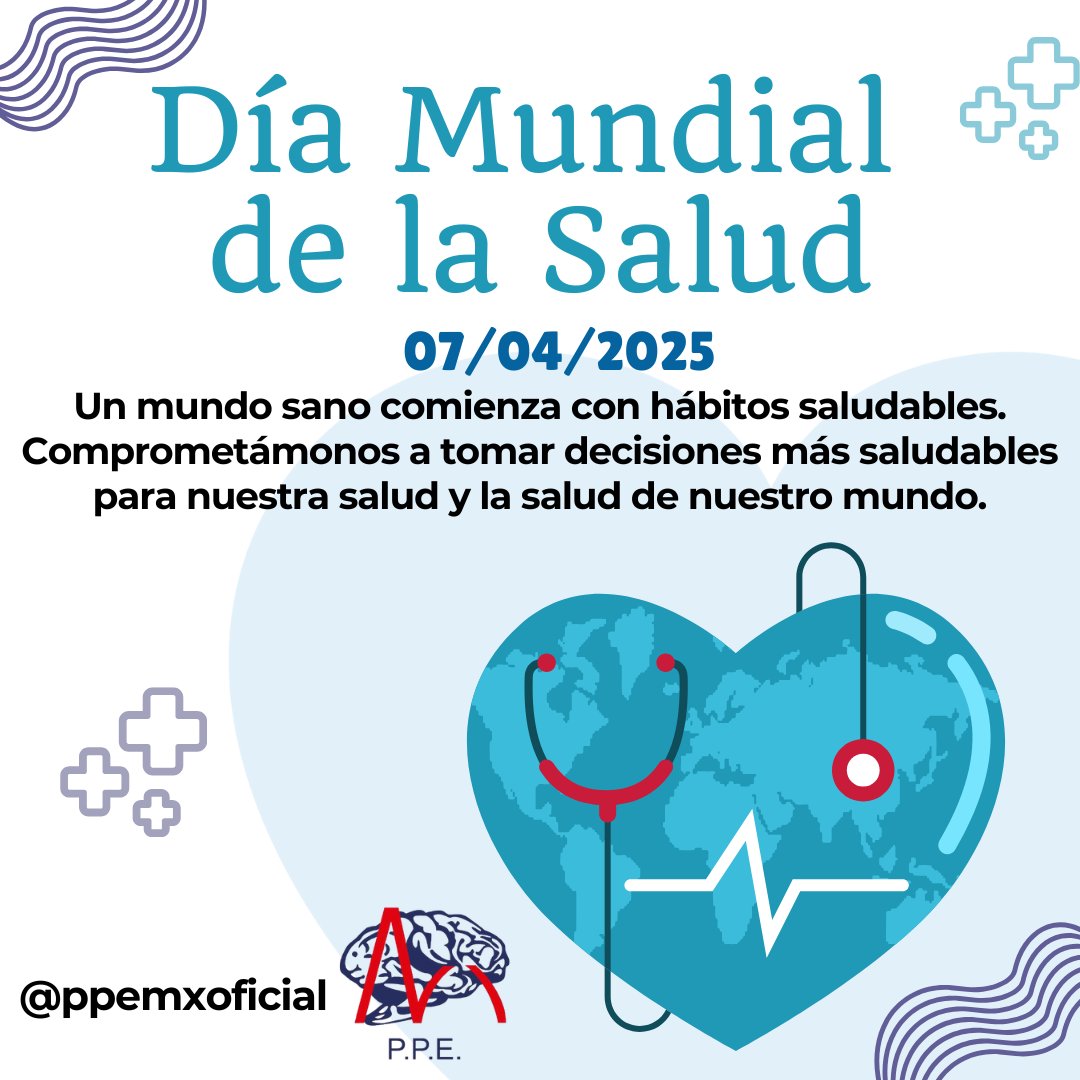 PPEmxOFICIAL's tweet image. 🌎En el Día Mundial de la Salud, reflexionemos sobre la importancia de priorizar nuestro bienestar, tanto físico como mental. Cuidar de nuestra salud es fundamental para vivir plenamente y disfrutar de cada momento.¡Recordemos que la prevención es esencial! #díamundialdelasalud