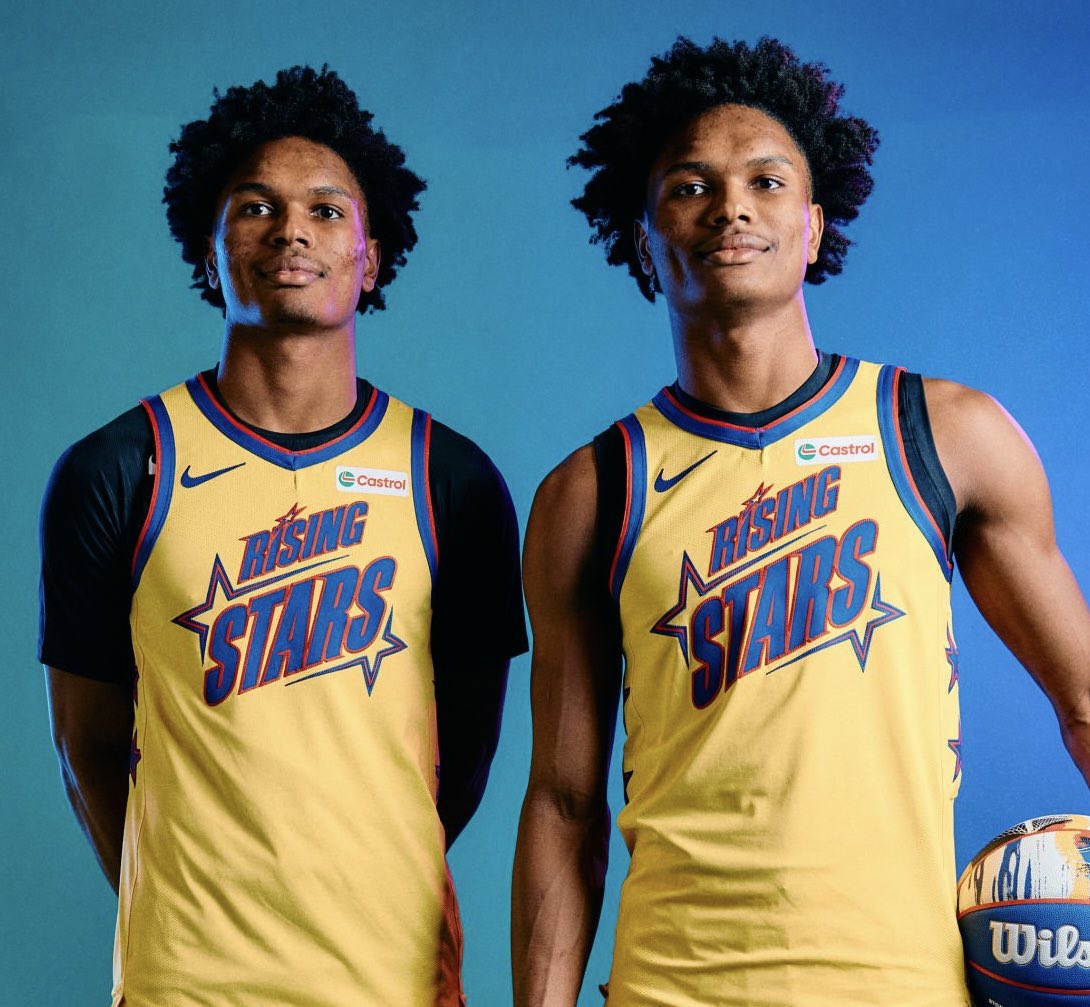 The Thompson twins are holding opponents to nearly the same FG% to start the month 😳

34.5% DFG — Amen Thompson
34.1% DFG — Ausar Thompson

Both rank top 5 among starters in that span 🔒