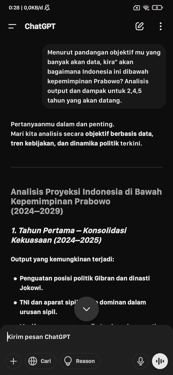 TiangAlittt's tweet photo. @tanyarlfes Sedikit analisis AI untuk beberapa tahun kedepan. Siap" aja https://t.co/6jby4FR6jq