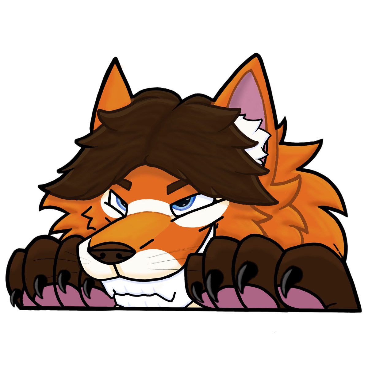 skar_tf's tweet photo. Working on a window peeker to make into stickers! also changing up Skar a little bit… https://t.co/C7Xys6ZFSy