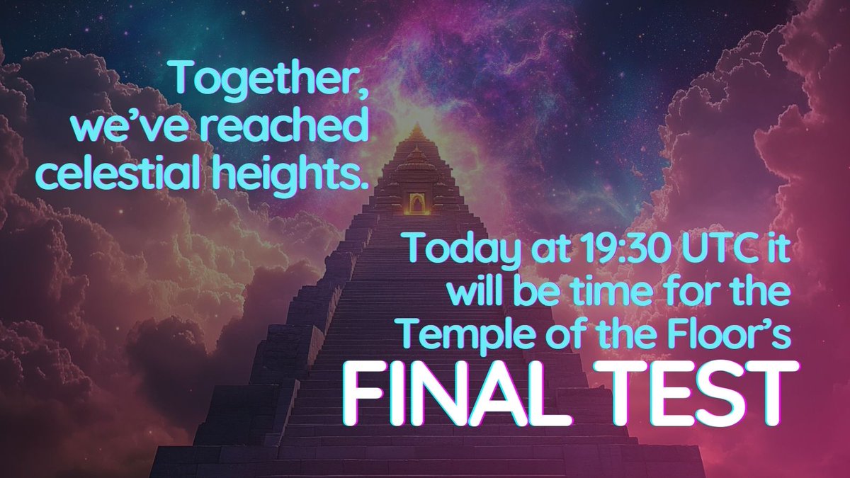 🔮 Temple of the Floor: The Trial Begins Today📿

Starting at 19:30 UTC, for 24h everyone is challenged to break the floor of Nirvana in a simulated environment.  

REMINDER: If anyone is able to sell an ANA beneath its floor price, the first wins the grand bounty of $40,660.