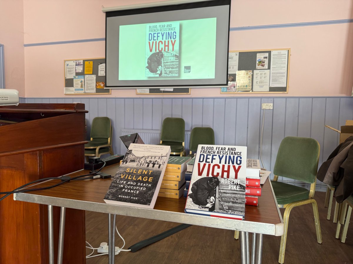 Just did a lovely little talk at a Probus club. There’s something about a village hall in the countryside which makes me feel calm. I’m always happy to talk about my work, no matter what size the group!