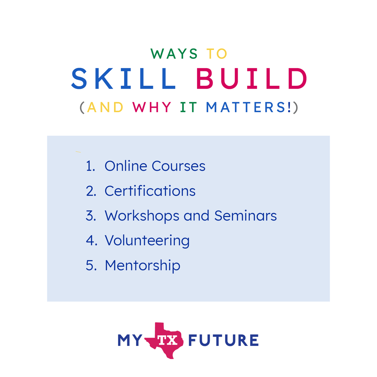 In today’s evolving job market, having the right skills can make all the difference!🤝 Employers are looking for candidates who are equipped with the latest knowledge and competencies to complement their experience. mytexasfuture.org/adult-college/…