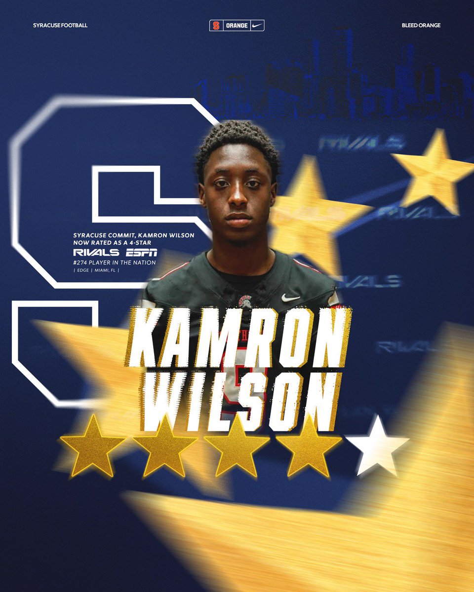 Kamron wilson 4⭐️ Edge rusher (@behumble_kam9) on Twitter photo Cuse showing love!!🙏🏾🙏🏾 <a href="/CoachNickWill/">Nick Williams</a> <a href="/Coach_E_Rob/">Coach E. Rob</a> <a href="/FranBrownCuse/">Fran Brown</a> <a href="/Coach_2CAP/">Tommy Caporale</a> <a href="/coachtfogg/">Tyshon Fogg</a> Cuse showing love!!🙏🏾🙏🏾 <a href="/CoachNickWill/">Nick Williams</a> <a href="/Coach_E_Rob/">Coach E. Rob</a> <a href="/FranBrownCuse/">Fran Brown</a> <a href="/Coach_2CAP/">Tommy Caporale</a> <a href="/coachtfogg/">Tyshon Fogg</a>
