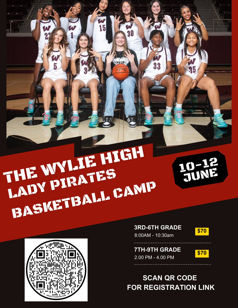This is the season of camps! We want you to join us for a great 3 days of getting better at the game of basketball! 🏴‍☠️