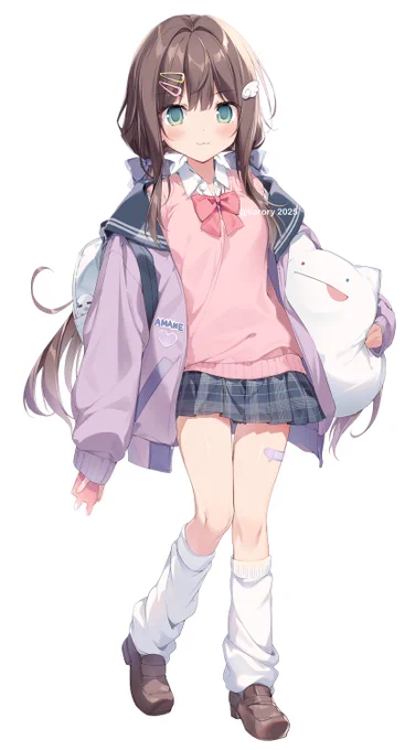 新学期のあまねちゃん | karory #pixiv  pixivにも投稿しました!久しぶり…っ 