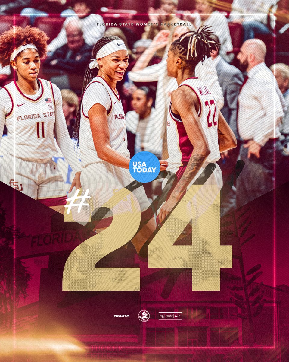 finishing 24-25 in the top-25 🍢

#NoleFAM