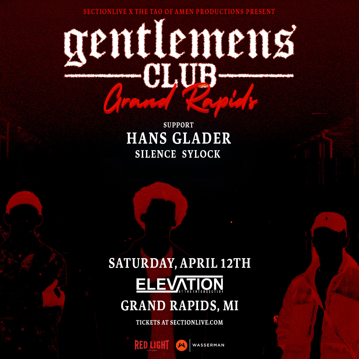 We have some exciting news about the <a href="/gentlemensclub/">Gentlemens Club</a> at <a href="/sectionlive/">The Intersection</a> show on Sat 4/12!
This will now be a 360 show and we're keeping tickets at $10 until day of show - It's going to be a party! 
🎫sectionlive.com