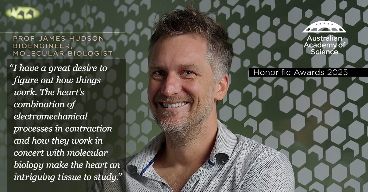 Australian Academy of Science (@science_academy) on Twitter photo As Group Leader of the Cardiac Bioengineering Lab, James (<a href="/jehudson85/">James Hudson</a>) has built a groundbreaking research program around human cardiac organoids—tiny, beating heart models grown from pluripotent stem cells. These organoids mimic the human heart by self-organising multiple cell As Group Leader of the Cardiac Bioengineering Lab, James (<a href="/jehudson85/">James Hudson</a>) has built a groundbreaking research program around human cardiac organoids—tiny, beating heart models grown from pluripotent stem cells. These organoids mimic the human heart by self-organising multiple cell