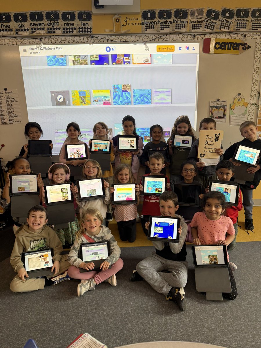 First grade is in the publishing stage of our animal research reports! <a href="/BookCreatorApp/">Book Creator Team</a> makes this writing project so fun and engaging for the students! Students can show their writing and knowledge in so many creative ways! #funinfirst #authors