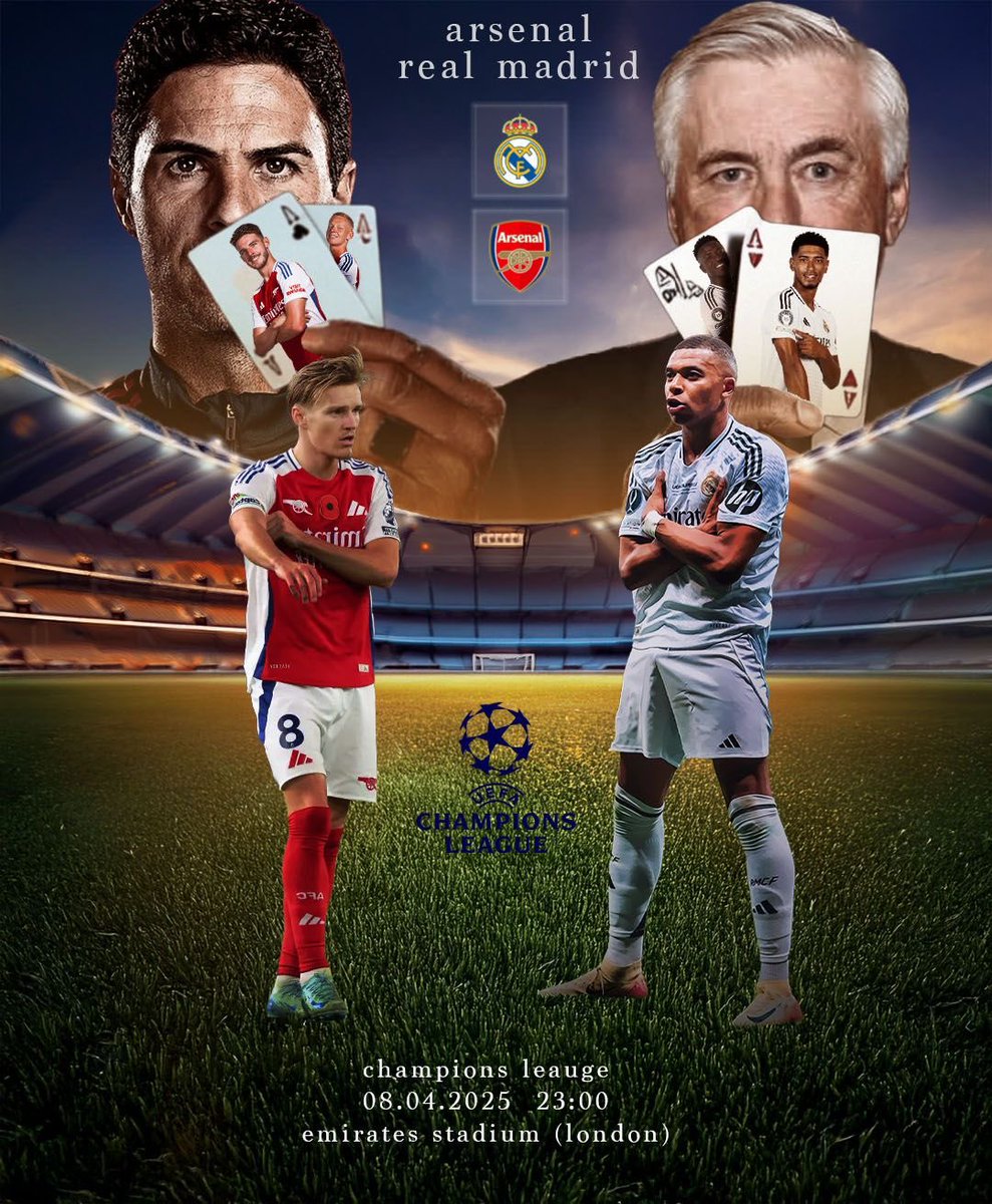 iconico_group's tweet photo. ARSENAL 🆚 REAL MADRID 

Vamos con la siguiente dinámica🤑: 

✔️El primero que acierte en qué minuto se marcará  el primer gol del partido , se ganará : 50K COP🇨🇴. 

🔴Deben seguirnos y darle repost, para poder participar 🔴

TELEGRAM ▶️ https://t.co/bLw3zu0cqp

#ChampionsLeague https://t.co/qUzohjS7AL