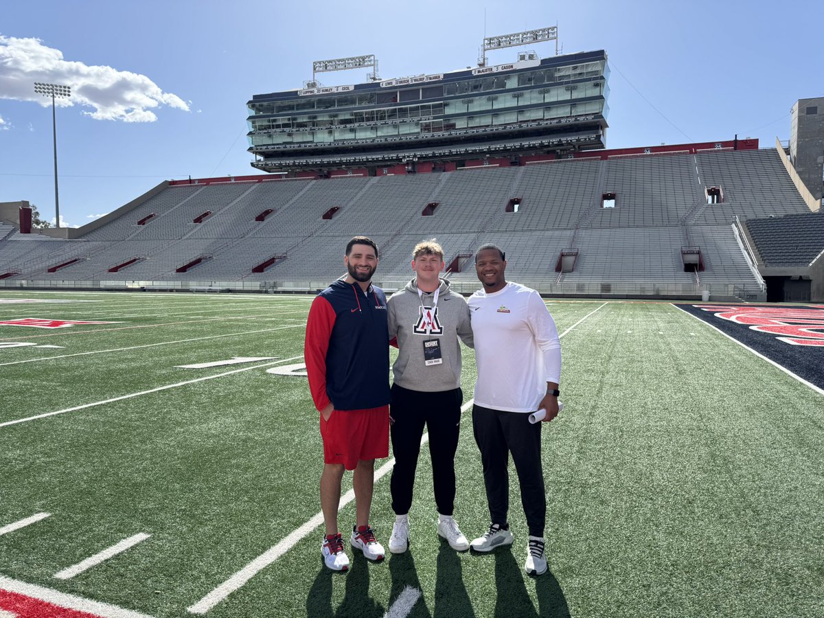 Had a great time spending time with <a href="/ArizonaFBall/">Arizona Football</a> this weekend 
<a href="/Josh_Bringuel/">Josh Bringuel</a> 
<a href="/ronniepalmer33/">Coach Ronnie Palmer</a> 
<a href="/KHSMustangFBall/">“The Kingwood” Mustang Football</a>