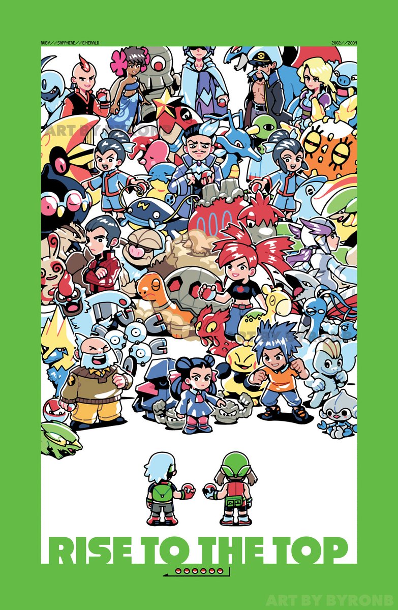 YukaOmatic's tweet image. Road to the League: Ruby/Sapphire/Emerald