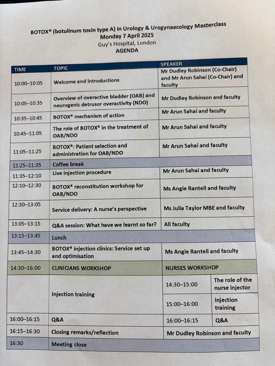 Arun Sahai (@sonnyurol) on Twitter photo Another BTX bladder masterclass. Still teaching + learning ! Great mix of drs nurses GP-discussion, lectures + live case <a href="/FolkardSam/">Sam Folkard</a> ! 🙏🏽to my co-chair <a href="/TdudleyR/">Dudley Robinson</a> + the amazing <a href="/julia_taylor48/">Julia Taylor MBE</a> <a href="/AngieRantell/">Angie Rantell</a> Lovely day <a href="/GuysUrology/">Guy's Urology News</a> 😎 Reminiscing on early research 2003 <a href="/prokarurol/">Prof. Prokar Dasgupta OBE</a> Another BTX bladder masterclass. Still teaching + learning ! Great mix of drs nurses GP-discussion, lectures + live case <a href="/FolkardSam/">Sam Folkard</a> ! 🙏🏽to my co-chair <a href="/TdudleyR/">Dudley Robinson</a> + the amazing <a href="/julia_taylor48/">Julia Taylor MBE</a> <a href="/AngieRantell/">Angie Rantell</a> Lovely day <a href="/GuysUrology/">Guy's Urology News</a> 😎 Reminiscing on early research 2003 <a href="/prokarurol/">Prof. Prokar Dasgupta OBE</a>