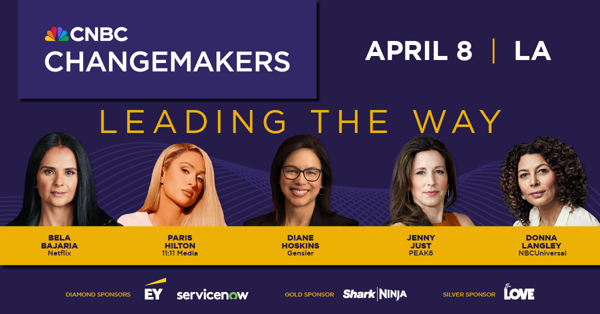 TOMORROW 👉 It's the CNBC Changemakers Summit, and we can't wait for what's in store! #CNBCChangemakers #leadership 

Learn more about the summit here:  bit.ly/4hMMDyG