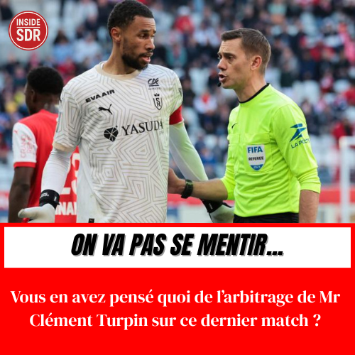 InsideSDR_'s tweet photo. Reims - Turpin : encore un match à polémique ? Supporters Du @StadeDeReims ou non, on veut vos avis ! #SDR #StadeDeReims #Ligue1 #InsideSDR #arbitrage #FootFrançais #Var https://t.co/agPQ0KdAVG