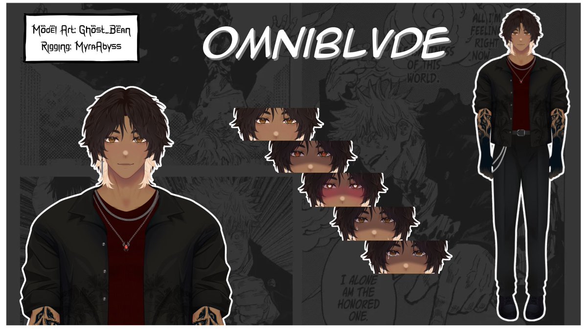 blvdeVT's tweet image. ˚₊𓆩༺⚔️༻𓆪₊˚₊𓆩༺⚔️༻𓆪₊˚₊𓆩༺⚔️༻𓆪₊˚ 
Your fav gojo lovin' weeb has arrived!  
Art:  @ghoste_bean   
Rigging:  @MyraAbyss  
 ˚₊𓆩༺⚔️༻𓆪₊˚₊𓆩༺⚔️༻𓆪₊˚₊𓆩༺⚔️༻𓆪₊˚