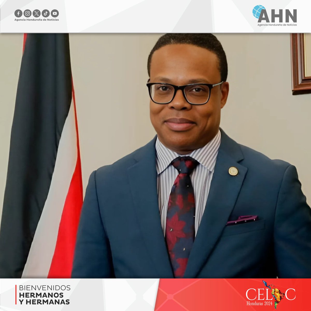 #PPTCELAC2024 || Llega a Honduras el ministro de Relaciones Exteriores de Trinidad y Tobago, <a href="/AmeryABrowne/">Amery Browne</a>, para participar en la IX Cumbre de la Comunidad de Estados Latinoamericanos y Caribeños (<a href="/celacppthn/">CELAC Honduras</a>) que se desarrollará en este país centroamericano. 

A su llegada fue