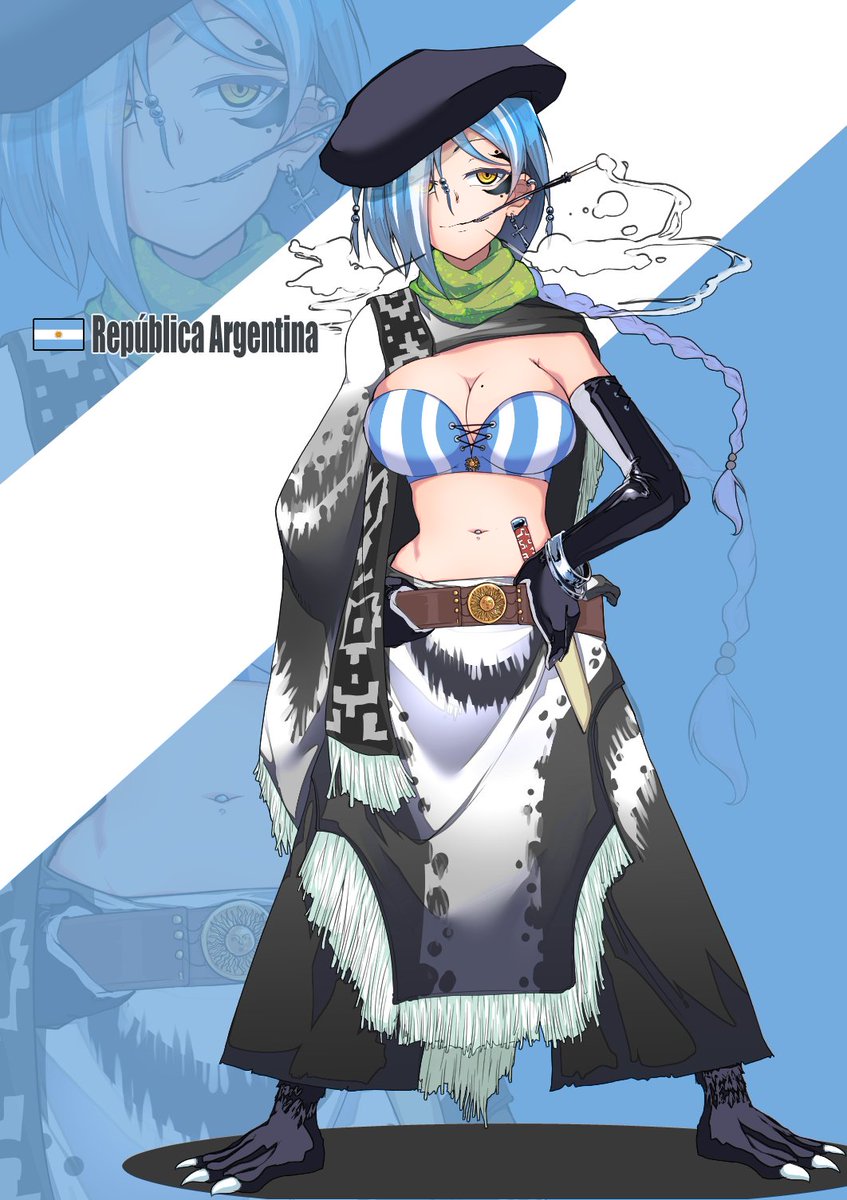「#おもむろに治安の悪い女の画像を貼る 」|龍トウのイラスト