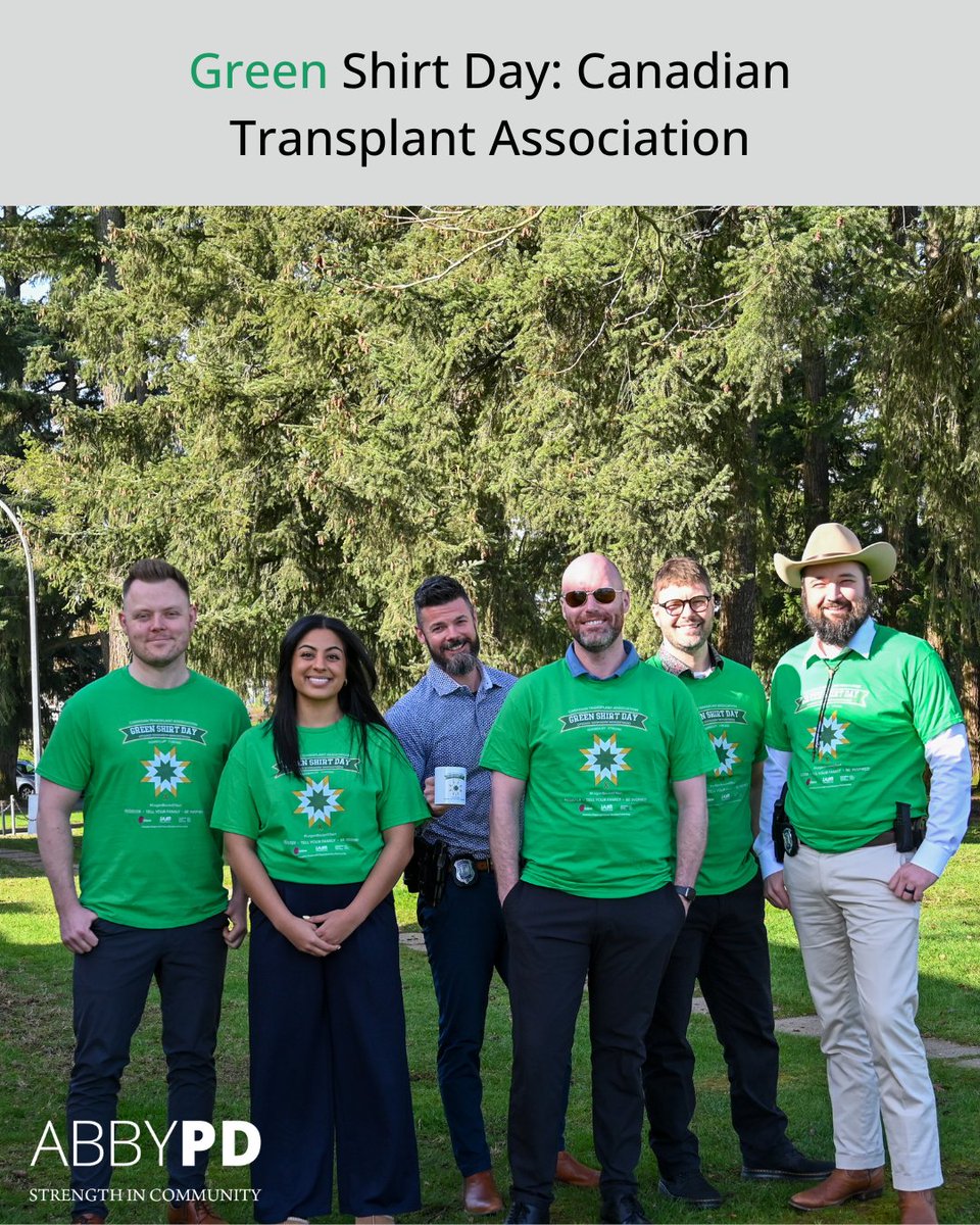 Today, we wear green to raise awareness for organ donation and honor the lives it saves.

#GreenShirtDay #OrganDonation