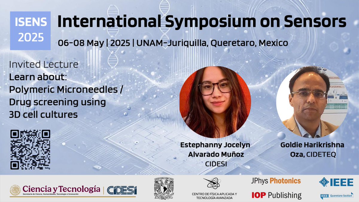 Centro de Física Aplicada y Tecnología Avanzada (@cfata_unam) on Twitter photo <a href="/Cfata_Unam/">Centro de Física Aplicada y Tecnología Avanzada</a> | #scientificnetworking | Join us at #ISENS2025MX! May 6-8, 2025 📍
<a href="/UNAM_Juriquilla/">UNAMCampusJuriquilla</a> , México.
Registration Link: isens1.wixsite.com/international-… <a href="/Cfata_Unam/">Centro de Física Aplicada y Tecnología Avanzada</a> | #scientificnetworking | Join us at #ISENS2025MX! May 6-8, 2025 📍
<a href="/UNAM_Juriquilla/">UNAMCampusJuriquilla</a> , México.
Registration Link: isens1.wixsite.com/international-…