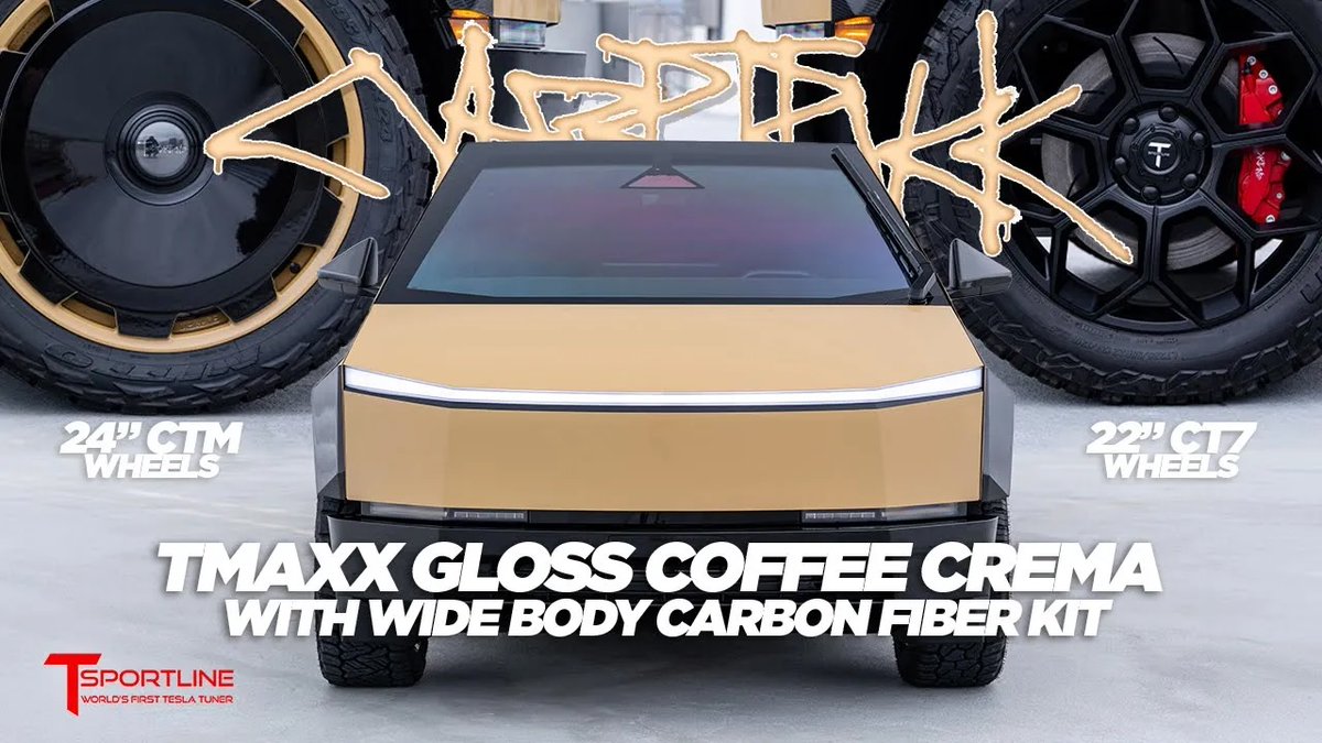 Up close detailed review #Cybertruck Carbon Fiber Wide Body Package #TSportline 
youtu.be/jlOXurVuoPA