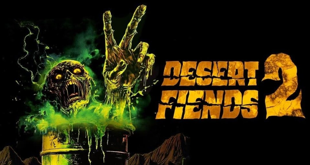 Shooting "Desert Fiends 2," with Vanessa Angel of the 90s classic, "Kingpin." My character Johnny Spotless, the supernatural cleaner, makes his return after his first appearance in one of my other films, "Mistletoe Massacre."