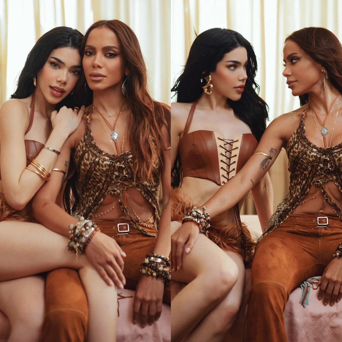 KeninisMx's tweet image. Kenia OS &amp;amp; Anitta para el video oficial de su próxima colaboración “En 4”.🐕🇲🇽🇧🇷