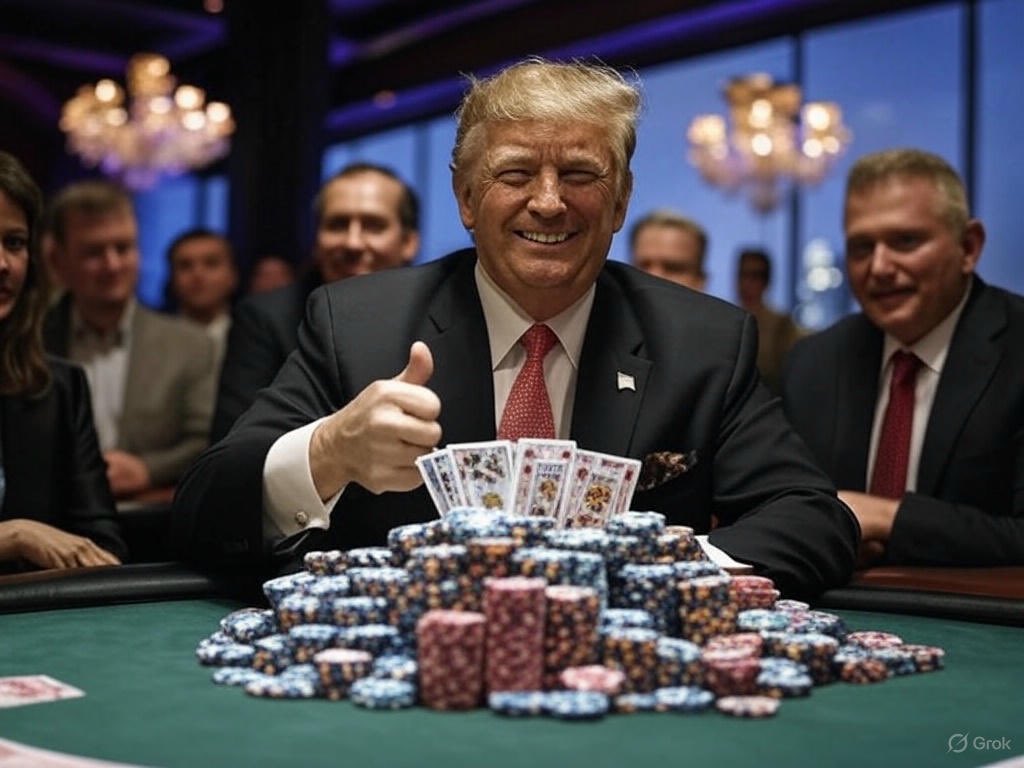 THE TRUMP CARD ALWAYS WINS 🇺🇸💯 #fafo #maga #winning ⁦<a href="/realDonaldTrump/">Donald J. Trump</a>⁩ ⁦<a href="/elonmusk/">Elon Musk</a>⁩