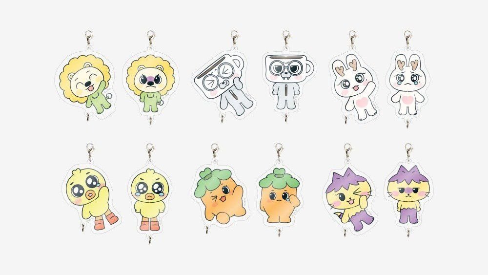 daffodilstyle's tweet photo. @navijelly bae, jiwoo, kyujin! it's in age order. they're also based on/inspired by their little charms that they made https://t.co/6YxVv4mO7y