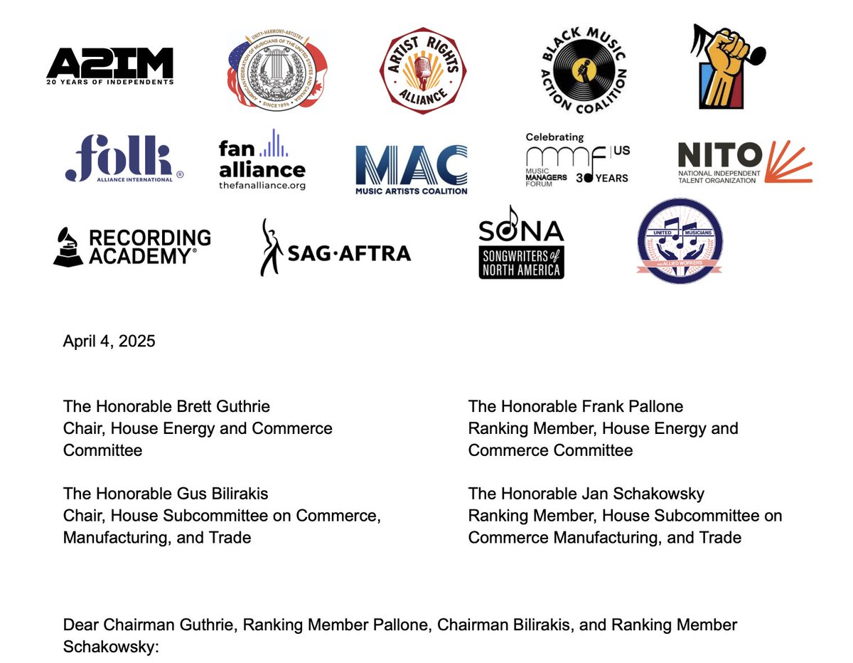 future_of_music's tweet image. We joined an array of music creator groups and allies calling for changes to the TICKET Act.  The current text just isn't good enough to protect fans and workers.