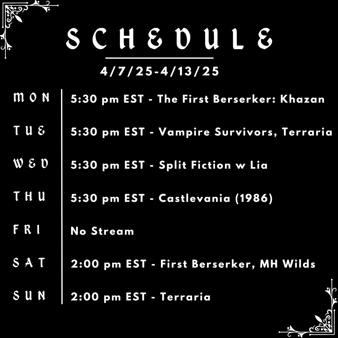 Crunchpuff__'s tweet image. Stream schedule for this week! 

twitch --&amp;gt; Crunchpuff
