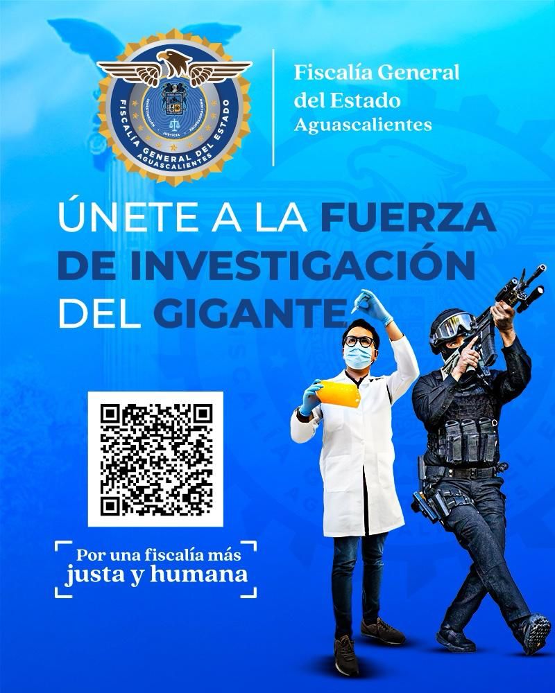 Fiscalía de Aguascalientes busca nuevos agentes para la Policía de Investigación dlvr.it/TK1FxS