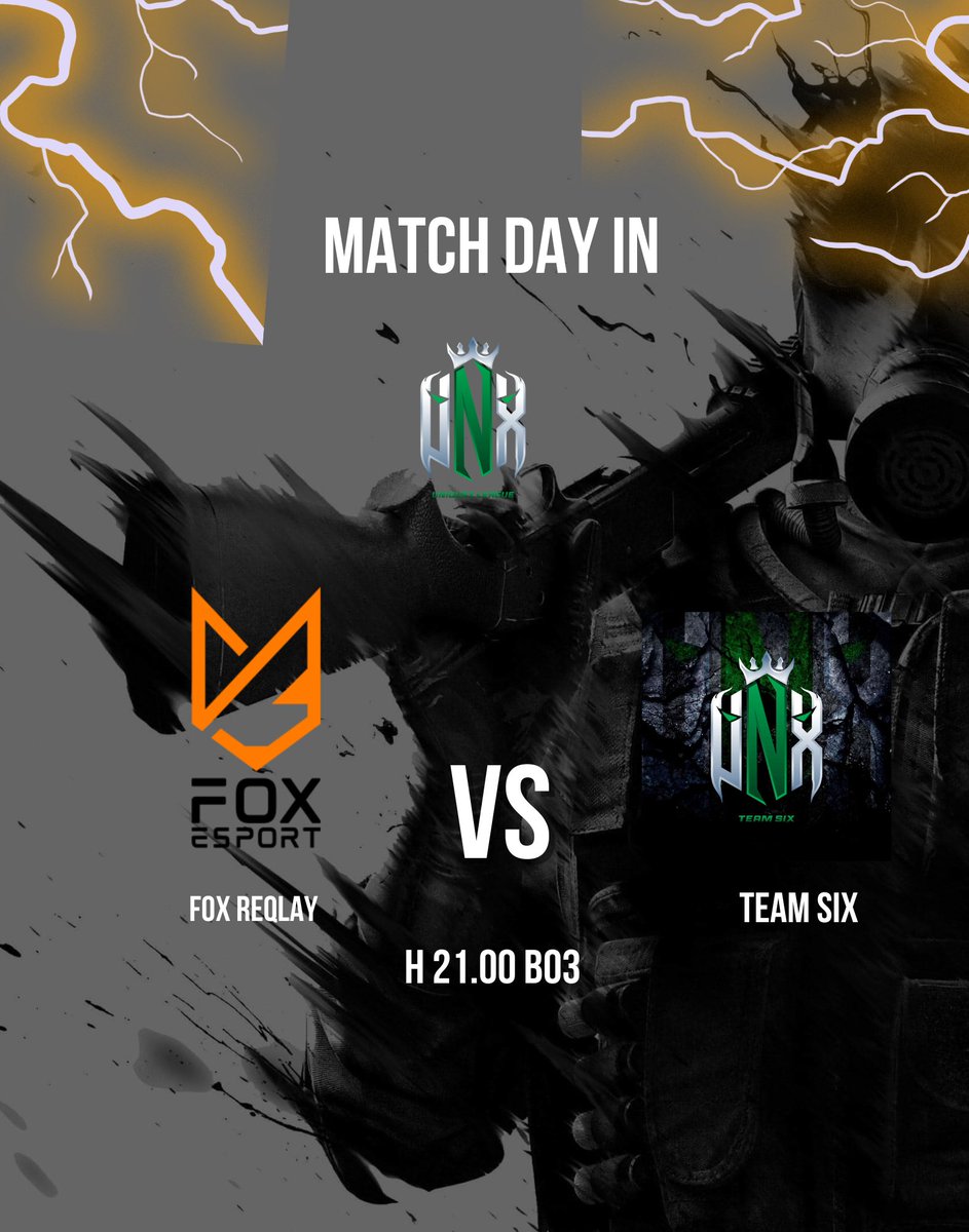 After tomorrow losses  against <a href="/Team_YuQ/">YuQeSport</a> and #wardogs the team reqlay will play
🏆 #Unxleague
🆚️ #teamsix
🕰 21.00 CET
⚙️ BO3 

LINE UP
RDaniiRQ @DaniiCuhh23 
KrissRQ <a href="/KrissBullys/">christiannB4W</a> 
YuriiRQ 
MinguRQ 
Elijaa27 <a href="/Elijaah10/">Elijah</a> 

#GOFOX #UNXLEAGUE