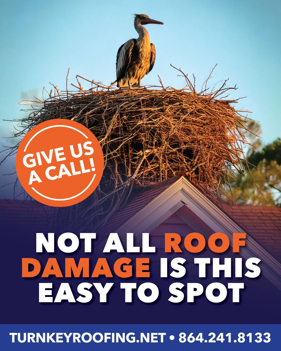 NOT ALL ROOF DAMAGE IS THIS EASY TO SPOT! 🦅

Hidden damage could still be lurking! Don’t wait for leaks or costly repairs—schedule a FREE inspection today! 🔍

TurnKeyRoofing.net

#TurnKeyRoofing #Roofing #SeeShockCity #AndersonIsMyTown