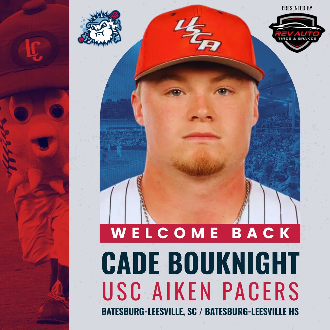 Blowfish Baseball (@goblowfish) on Twitter photo Back again! Welcome back to The Lex, <a href="/CadeBouknight/">Cade Bouknight</a>!
Cade is coming back after leading us in wins on the mound last summer. 💪 Back again! Welcome back to The Lex, <a href="/CadeBouknight/">Cade Bouknight</a>!
Cade is coming back after leading us in wins on the mound last summer. 💪